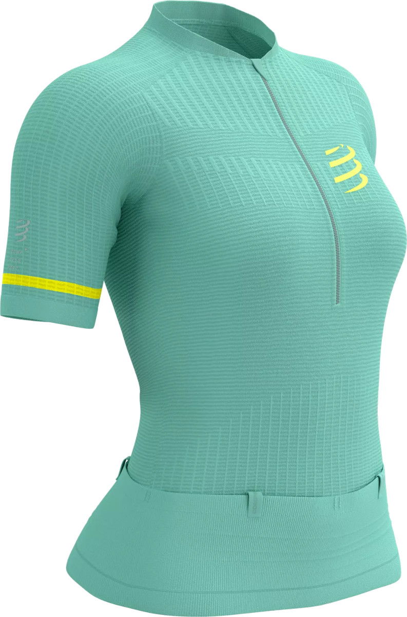 T-paita Compressport Trail Postural SS Top T-shirt Vihreä | aw00134b5071