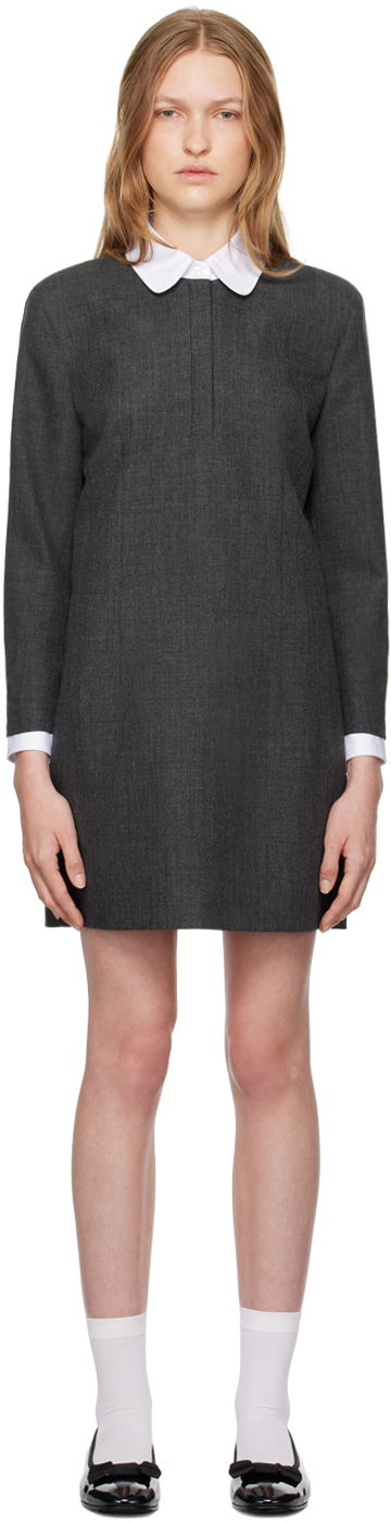 Mekko Thom Browne Thom Browne Shift Minidress Harmaa | FDSE84C-F0582