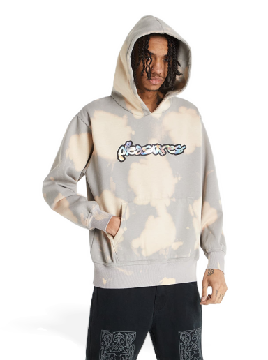 Huppari Pleasures Decay Hoodie Beige | P22SP029 bleach