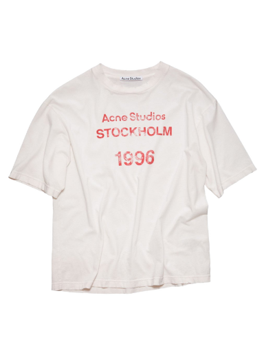 T-paita Acne Studios Stockholm 1996 Stamp T-shirt Vaaleanpunainen | FN-MN-TSHI000424