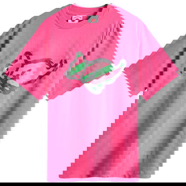 T-paita BBC IceCream ICECREAM Running Dog Graphic Tee, Size Large Vaaleanpunainen | IC24459-PNK, 0