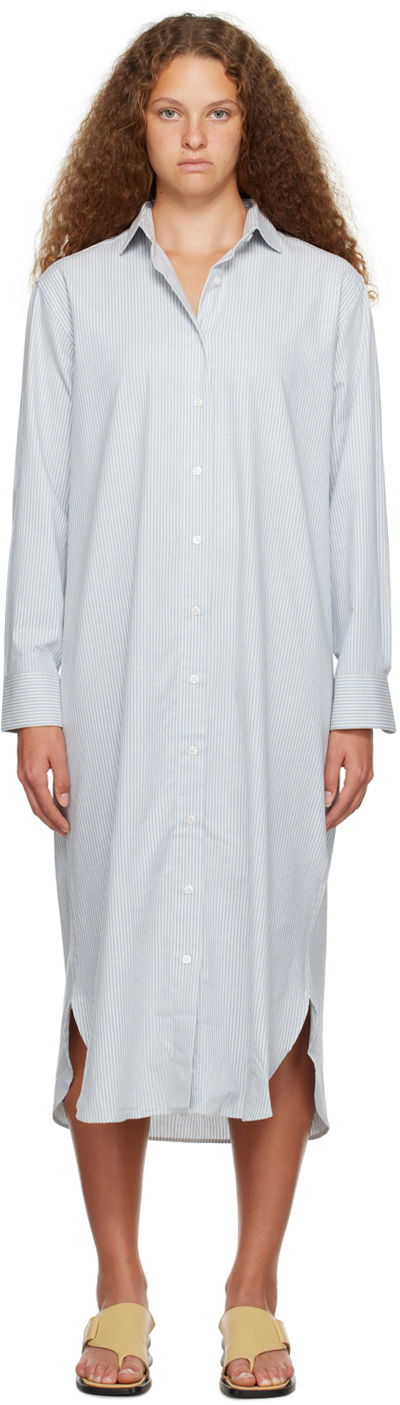 Mekko Baserange Ole Midi Shirt Dress Sininen | DROL-OC-000