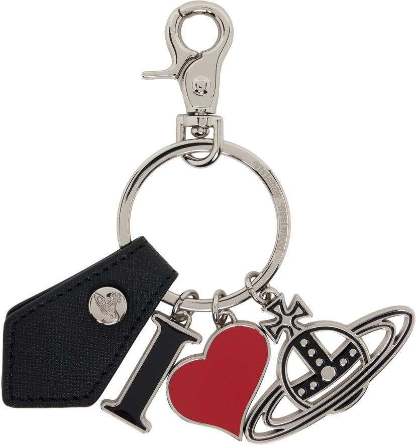 Avaimenperät Vivienne Westwood 'I Love Orb' Keychain Musta | 8203011EU-S000B-