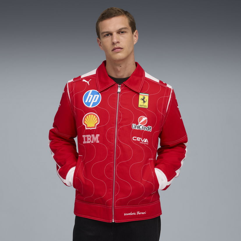 Takki Puma Scuderia Ferrari HP Team Monza Racing Jacket Punainen | 713708_01