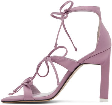 Asusteet The Attico Attico Aria Lace-Up Heeled Sandals Violetti | 227WS518 V015, 2