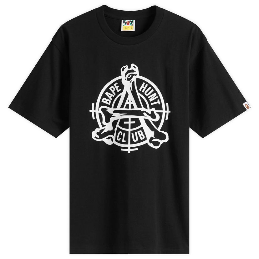 T-paita BAPE Bathing Ape Hunt Club Tee Small Musta | 001TEL801053M-BLK