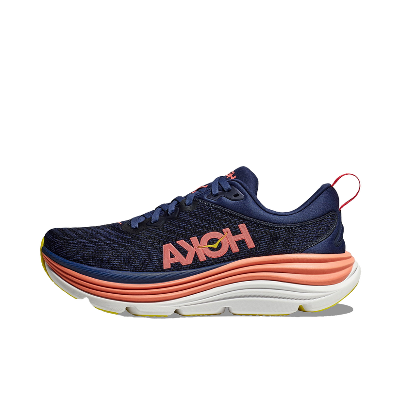 Juoksu Hoka One One Gaviota 5 Evening Sky Coral (Women's) Musta | 1134235-EVN