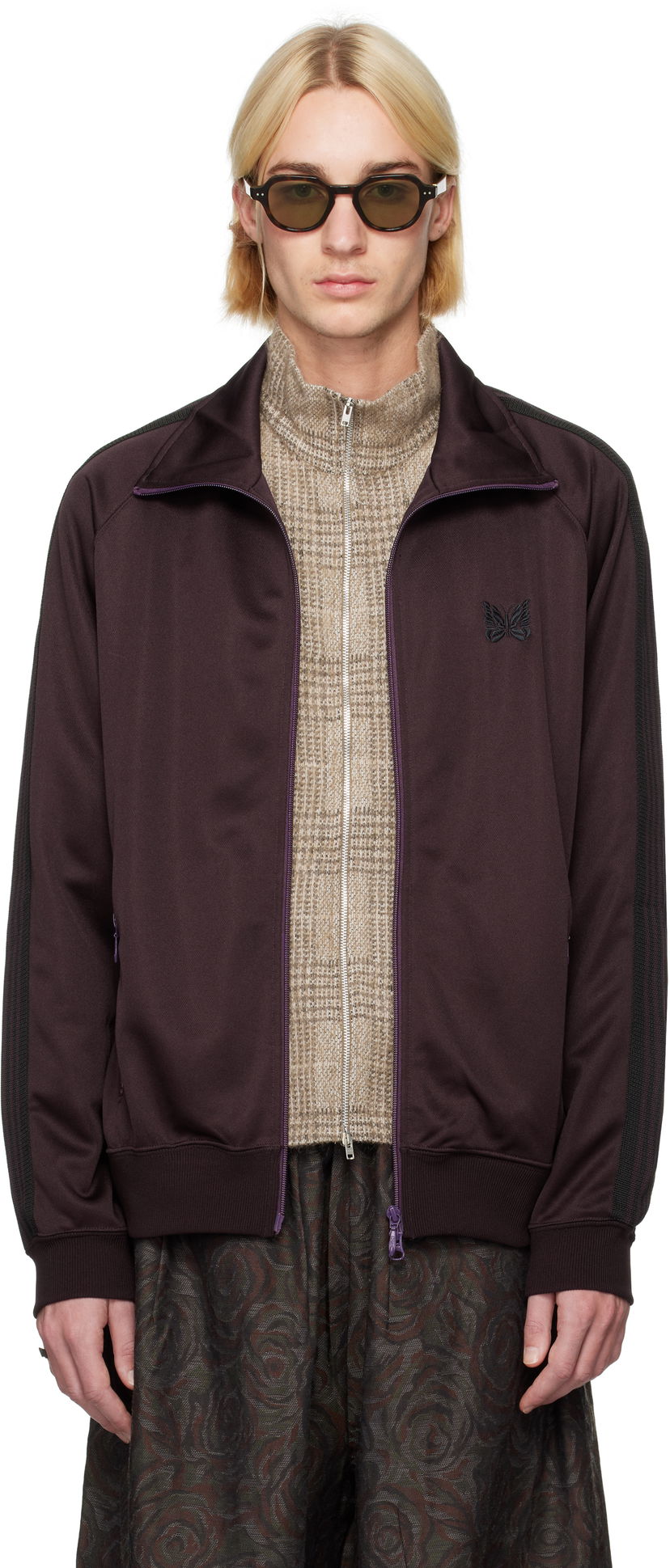 Verryttelypuku Needles Poly Smooth Track Jacket Violetti | PU271
