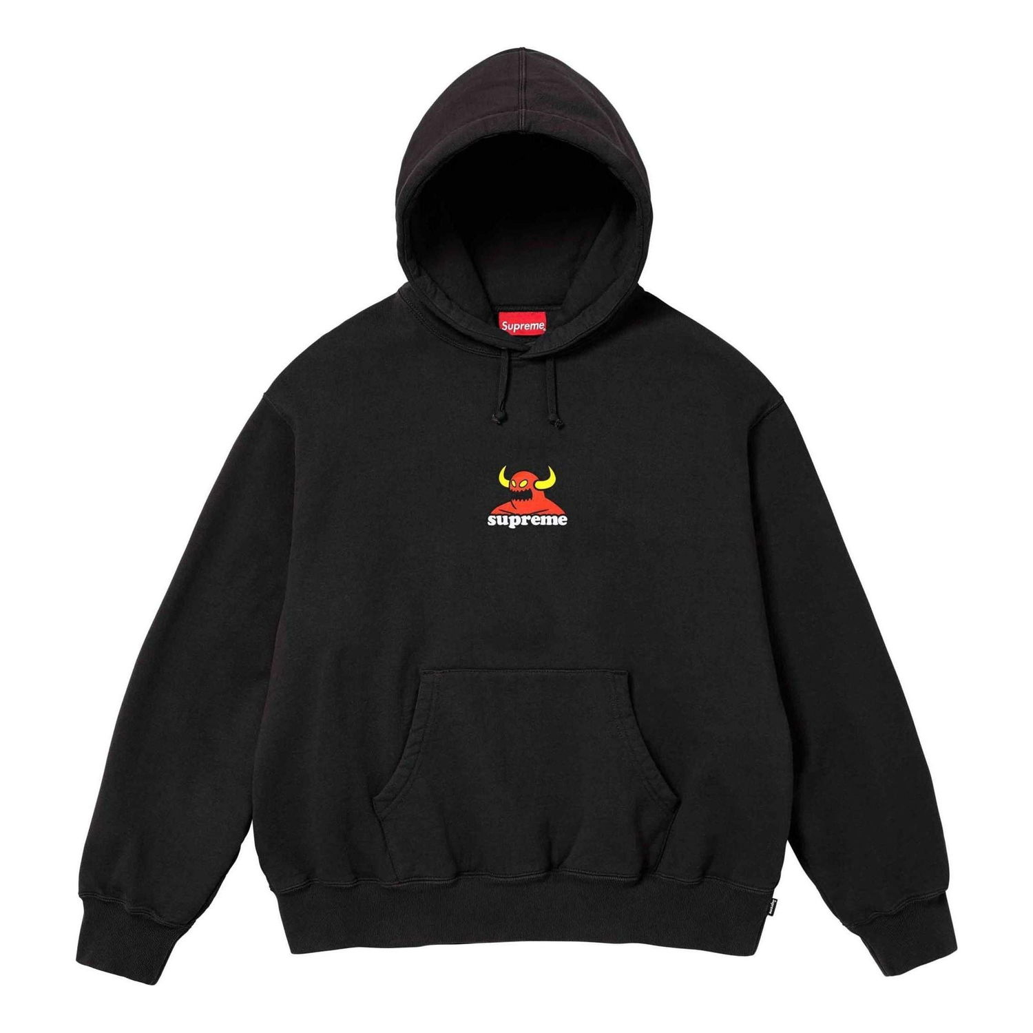 Huppari Supreme Toy Machine Devil Graphic Print Hooded Sweatshirt Musta | SUP-SS24-068, 0