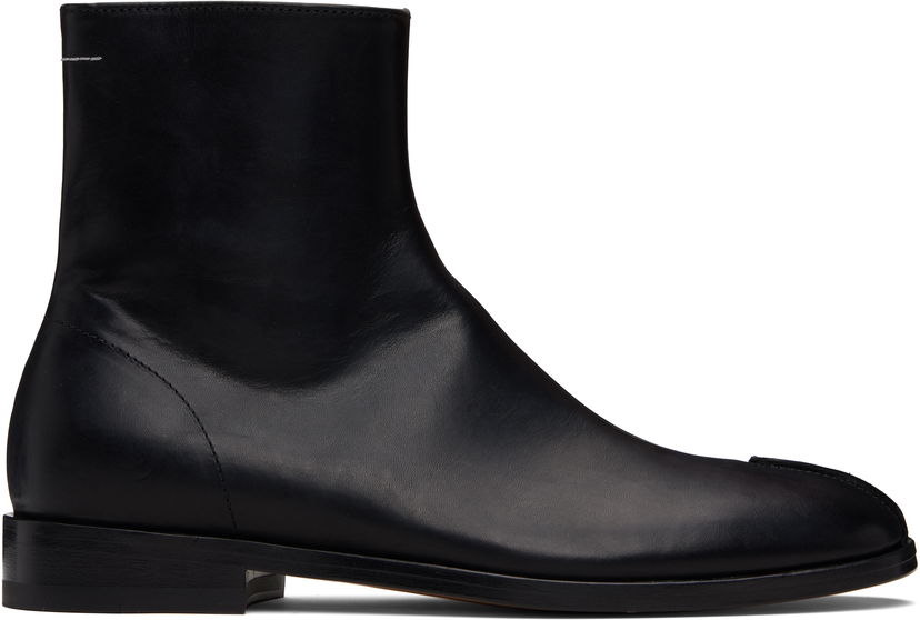 Tennarit ja kengät Maison Margiela MM6 Maison Margiela Shiny Vegetable Tanned Leather Trunk Boots Musta | S59WU0262 P5000