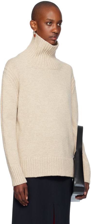Villapaita &Daughter Tunic Turtleneck Sweater Beige | H40670, 1