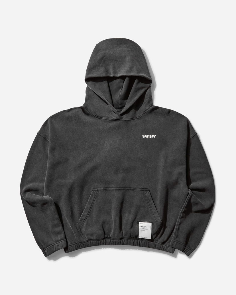 Huppari Satisfy SoftCell Hoodie Musta | 11046 AB-SAB