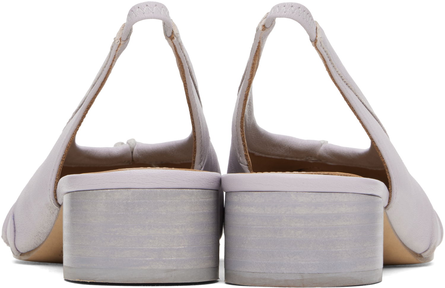 Tennarit ja kengät Maison Margiela Maison Margiela Tabi Ballerina Slingback Heels Violetti | S58WZ0141 P6378, 1