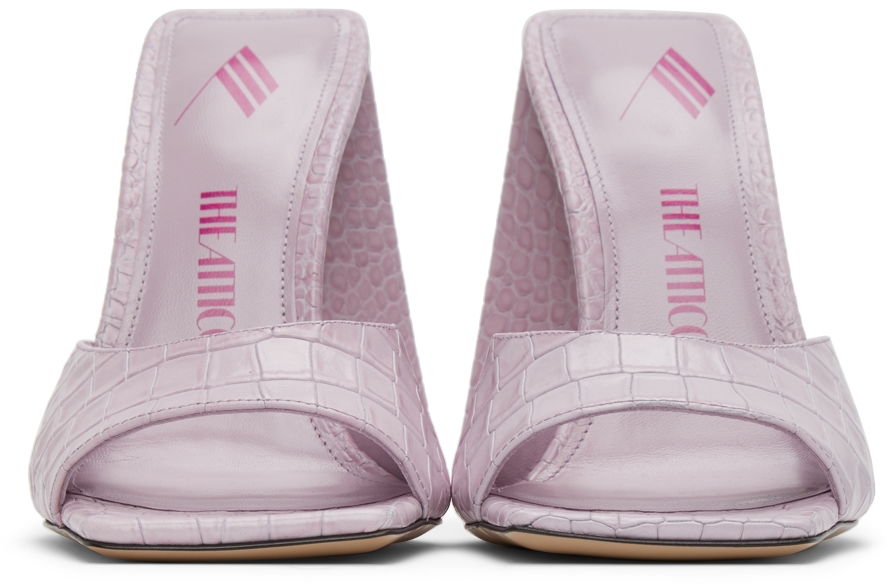 Kengänhoito The Attico Attico Devon Heeled Mules Violetti | 221WS000 EL002, 1