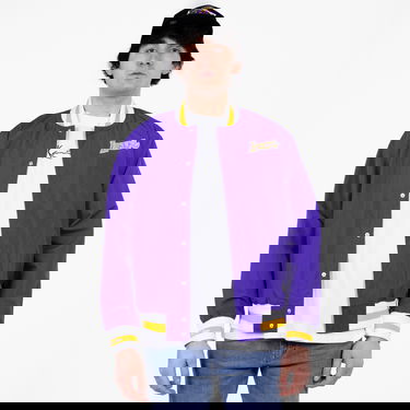 Takki Mitchell & Ness 75th Anniversary Warm Up Jacket Los Angeles Lakers Violetti | OJBF1201-LALYYPPPDKPR, 0