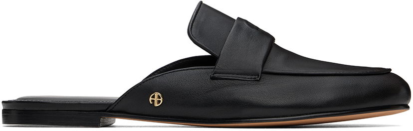 Vaatteet Anine Bing Anine Bing Corinne Leather Mules Musta | A-14-1165-000