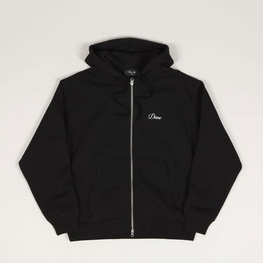 Huppari Dime Dime Cursive Zip Hoodie Musta | DIME2SP2547BLK, 0