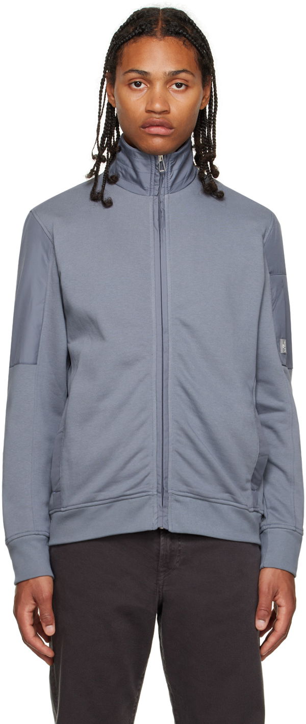 Huppari Paul Smith PS Paul Smith Zip Track Jacket Harmaa | M2R-437Y-L21116-43D