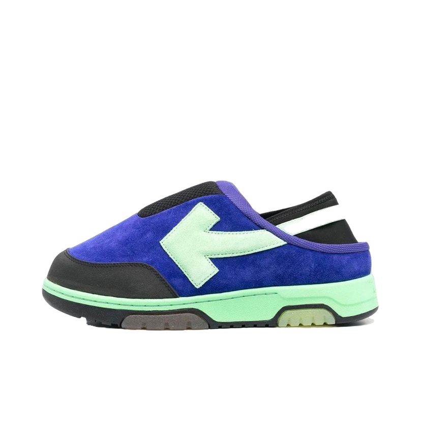 Tennarit ja kengät Off-White Out Of Office Mule Purple Green Sininen | OMIA246F22LEA0013555