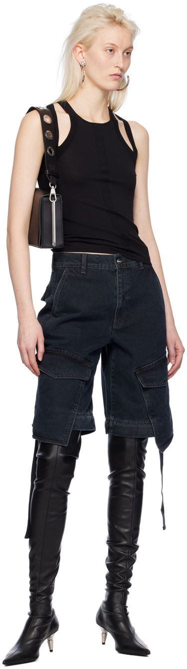 Tankkitoppi Dion Lee Sculpt Muscle Tank Top Musta | C7247PS24, 3