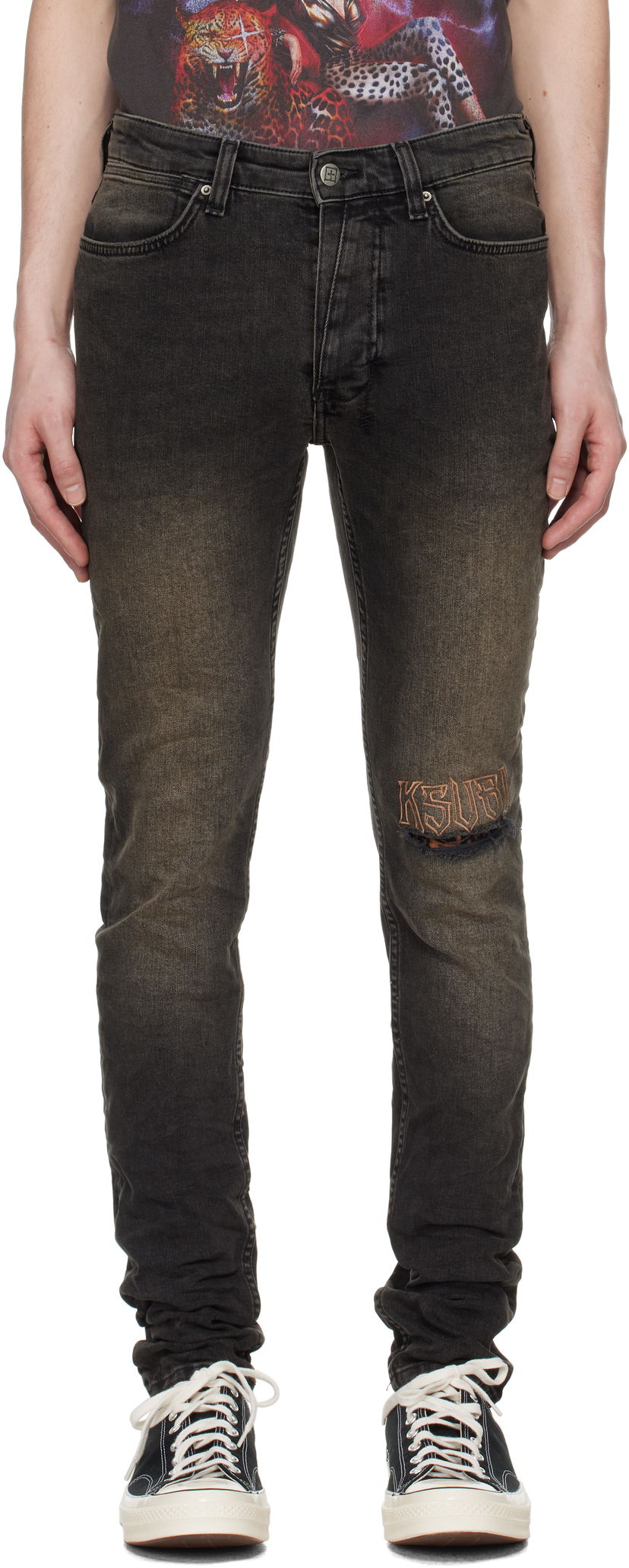Jeans Ksubi Ksubi Van Winkle Jeans Musta | MSP25DJ032