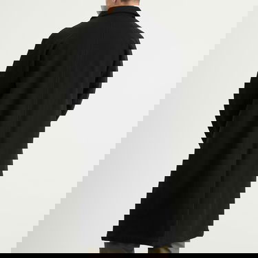 Takit Universal Works Universal Works Mowbray Wool Mac Coat, Size Small Musta | 33104-BLK, 3