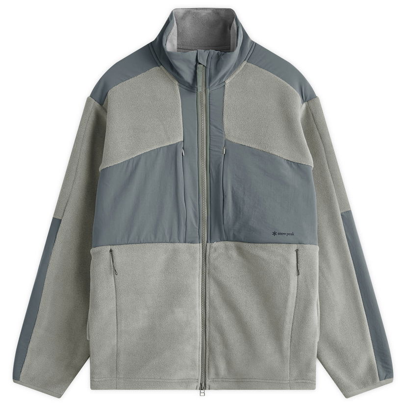 Huppari Snow Peak Double Face Fleece Jacket Harmaa | SW-24AU007-GRY
