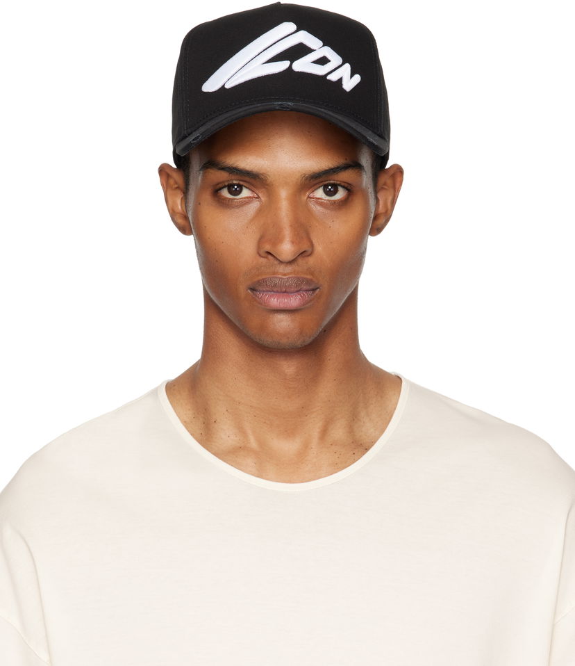 Korkki DSQUARED2 Dsquared2 New Generation Baseball Cap Musta | BCM0939_05C00001