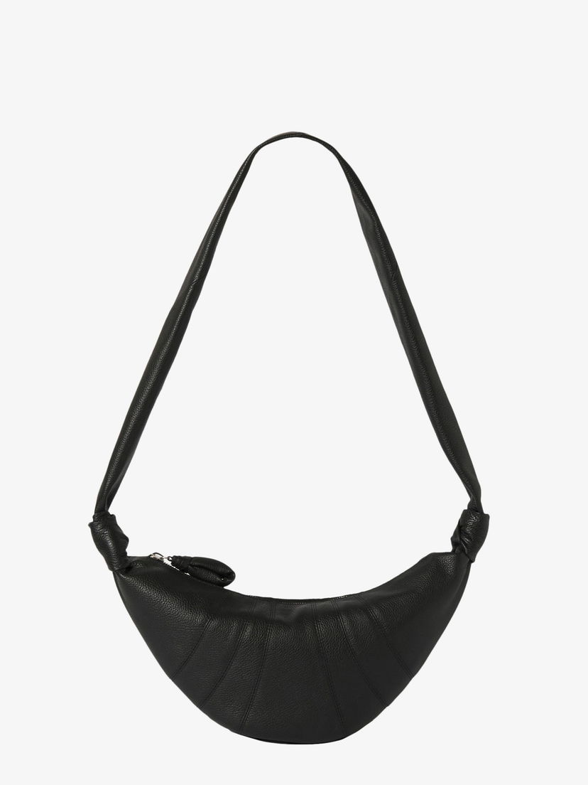 Olkalaukku LEMAIRE Lemaire Small Croissant Knotted Shoulder Bag Musta | BG0003LL0018BK999