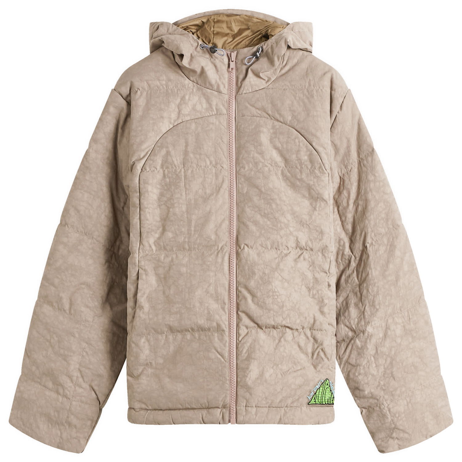 Puffer takki Brain Dead Dimension Puffer Jacket Beige | W24O08003978-T, 0