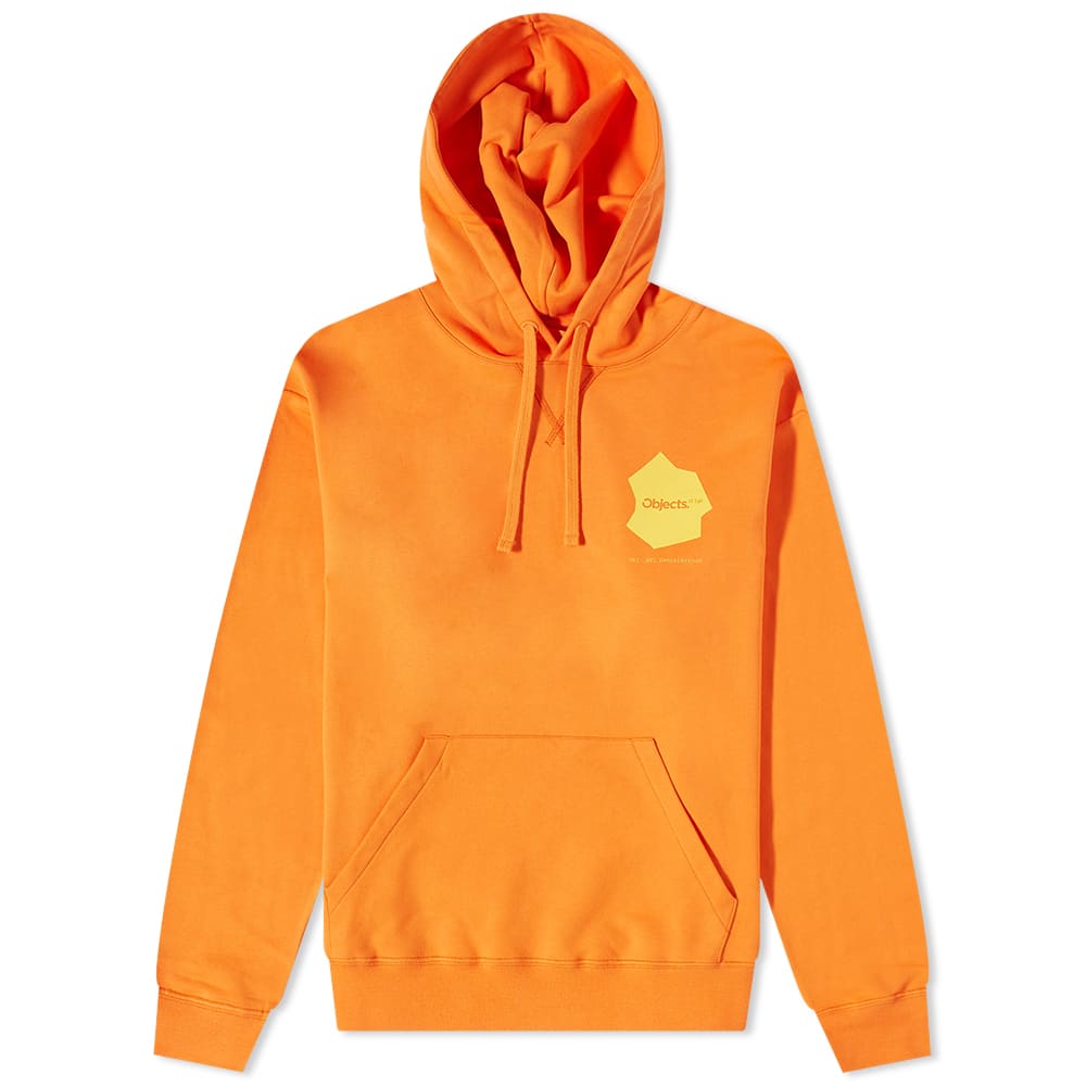 Huppari Objects IV Life Continuity Print Hoodie Oranssi | OBJ-001-110-21, 0