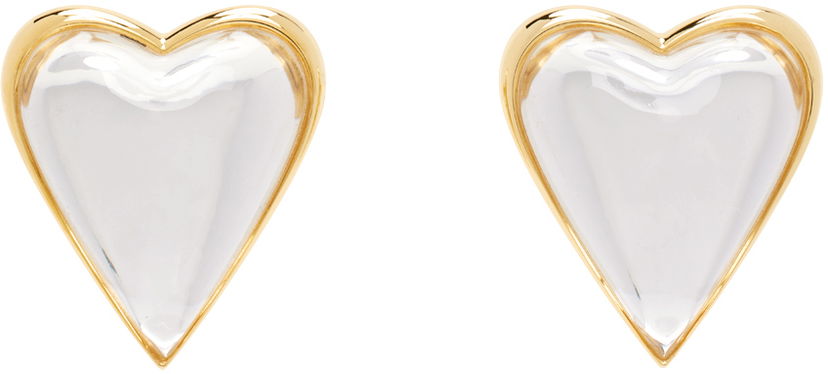 Korvakorut Alaïa Gold 'Le Cœur Bombe' Earrings Metallinen | AA2B068LA008