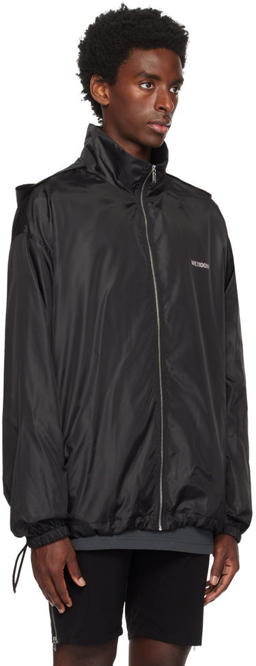 Tuulitakki We11done Zip Jacket Musta | WD-JP2-20-901-U-BK, 4
