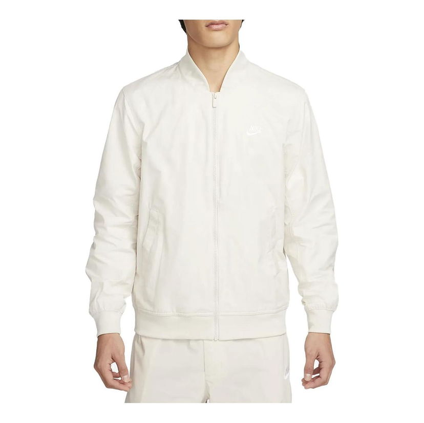Bomber-takki Nike Sportswear Woven Bomber Jacket Valkoinen | DM6822-104
