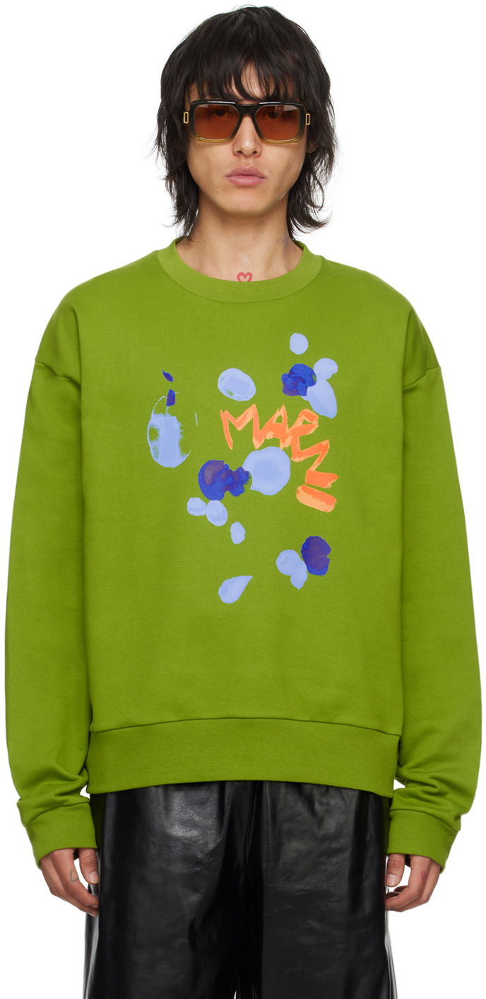 Huppari Marni Kiwi Sweatshirt Vihreä | FUMU0074PE USCW17