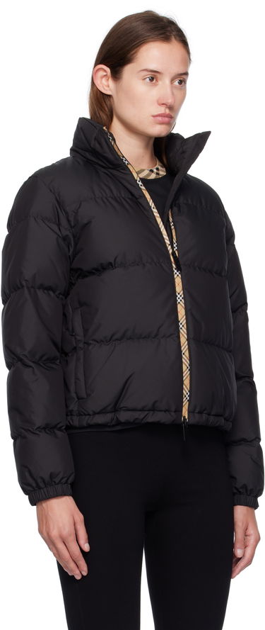 Puffer takki Burberry Ambleside Down Puffer Jacket Musta | 8113822, 1