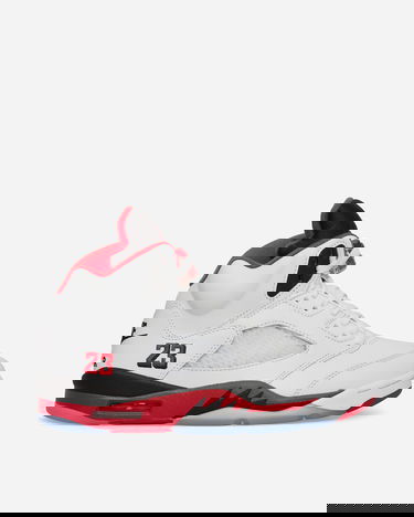 Tennarit ja kengät Jordan Air Jordan 5 OG 'Fire Red Black Tongue' - 2025 Valkoinen | HQ7978-101, 2