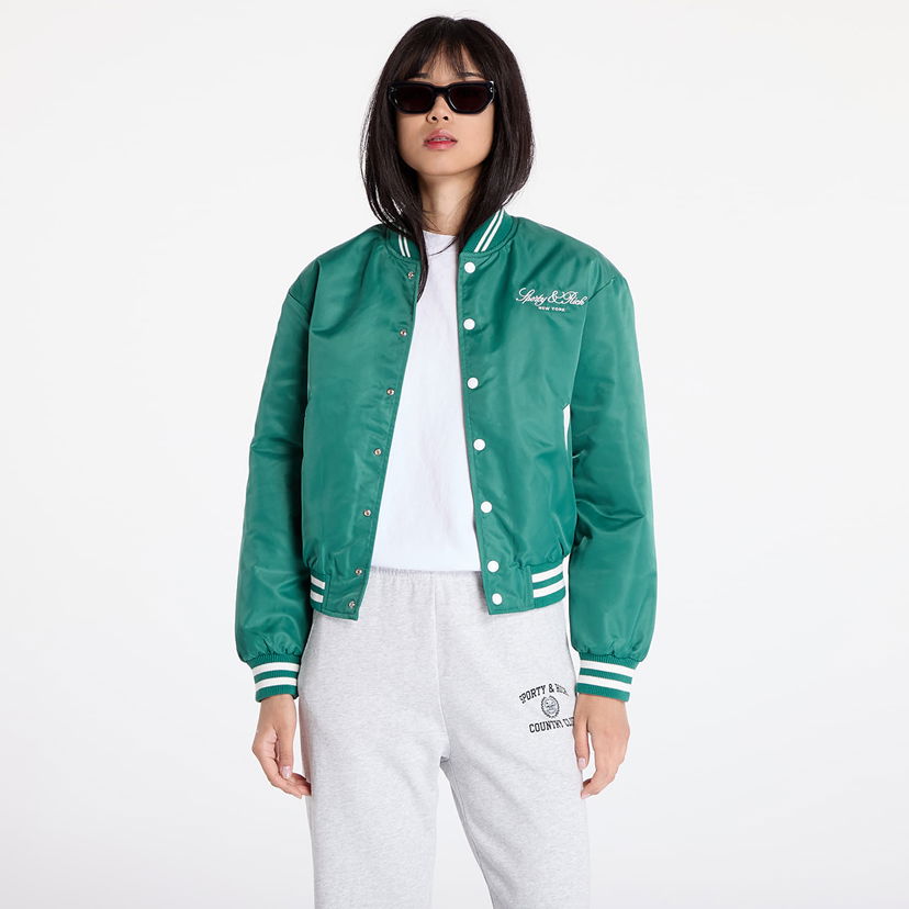 Bomber-takki Sporty & Rich Bomber Jacket Vihreä | JA021516232GR03