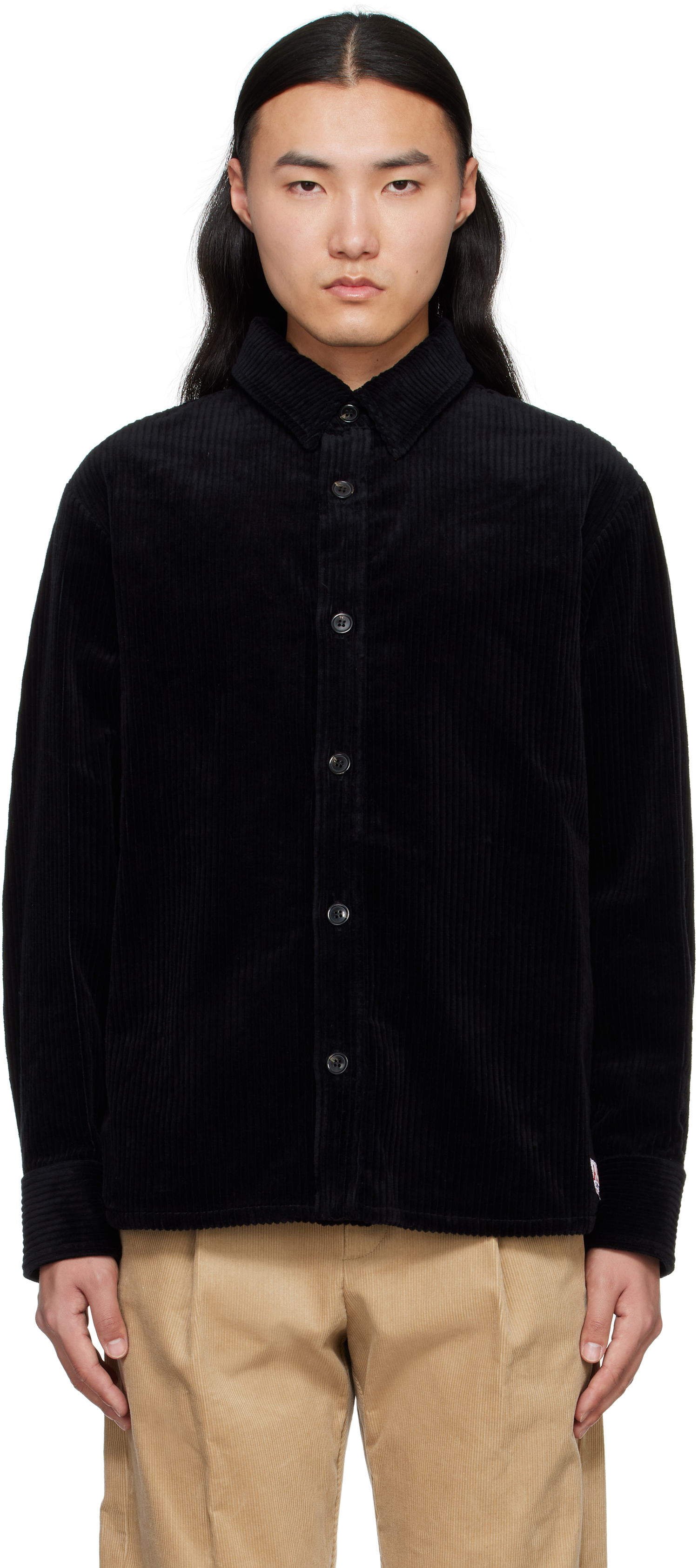 Paita A.P.C. A.P.C. Boris Corduroy Overshirt Musta | COHDW-H02811, 0