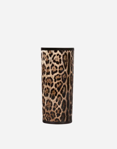 Kodin sisustus Dolce & Gabbana Dolce & Gabbana Leopard Print Cylindrical Porcelain Vase Onesize Monivärinen | TCC196TCAMWUL003, 3