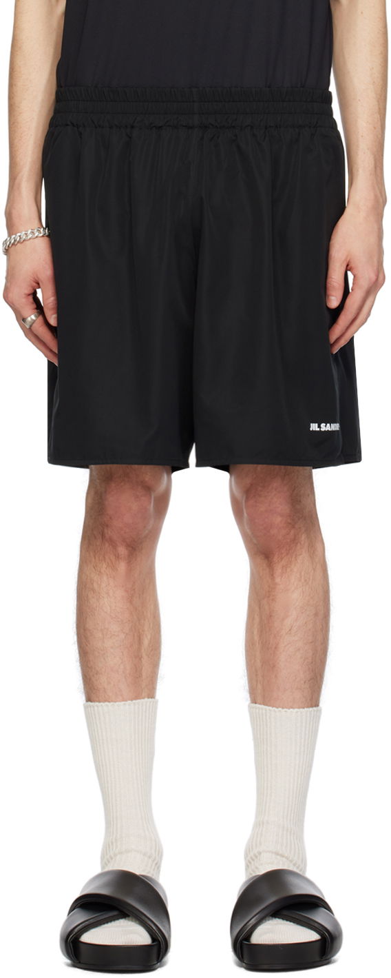 Shortsit Jil Sander Layered Shorts Musta | J47KA0029_JTN158