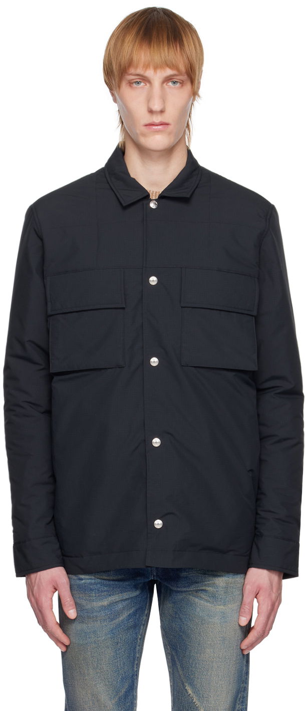 Paita Paul Smith Paul Smith Wadded Overshirt Musta | M1R-631X-J01777