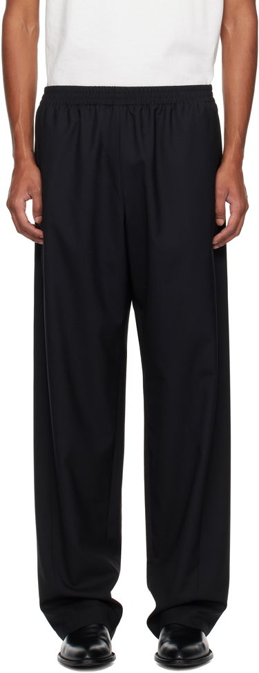 Housut The Row Konan Elastic Waist Trousers Musta | 803-W3464, 0