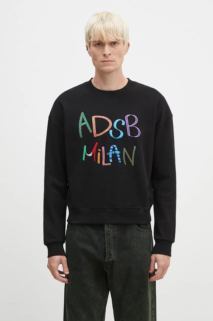Huppari Andersson Bell Milan Embroidery Sweatshirt Musta | atb1149u