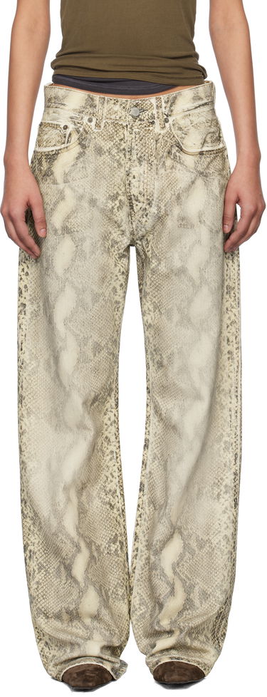 Jeans Acne Studios Acne Studios Printed Jeans Beige | AK0895-, 0