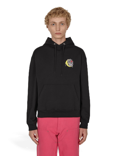 Huppari Sky High Farm Perennial Will Sheldon Hooded Sweatshirt Musta | SHF02T032 1