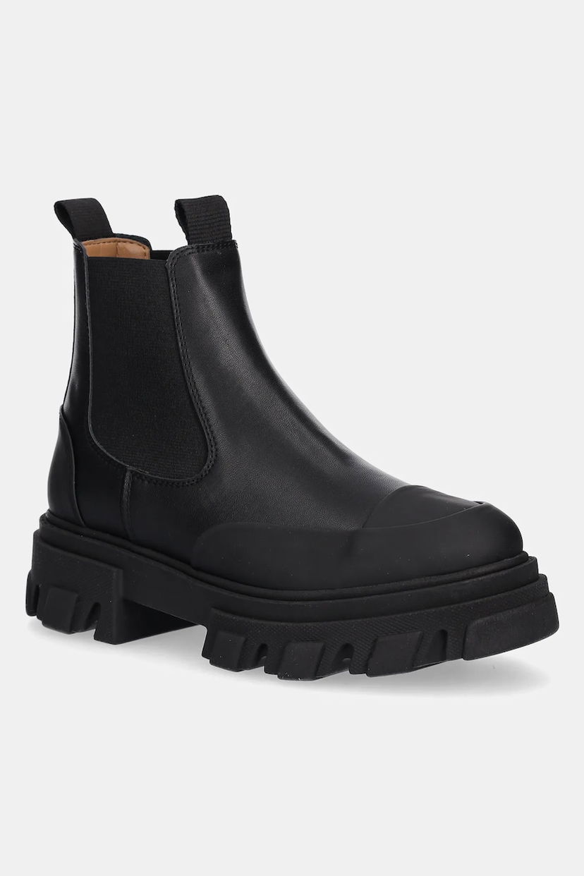 Tennarit ja kengät GANNI GANNI Cleated Low Chelsea Boots Musta | S3237