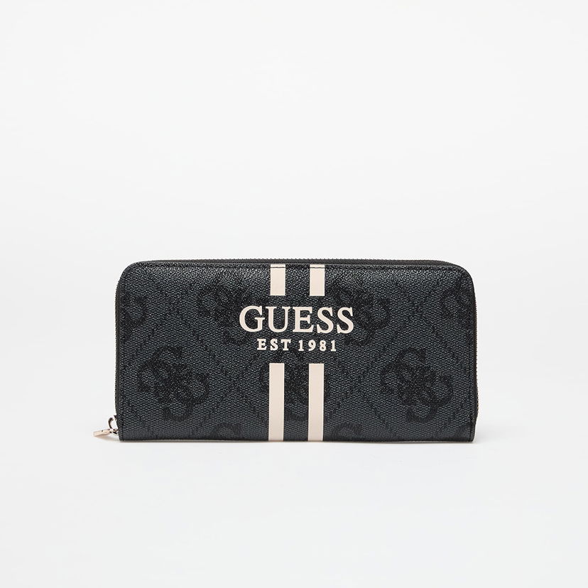 Lompakko GUESS GUESS Laurel II Large Zip Around Wallet Musta | SWOS7459146-CLO