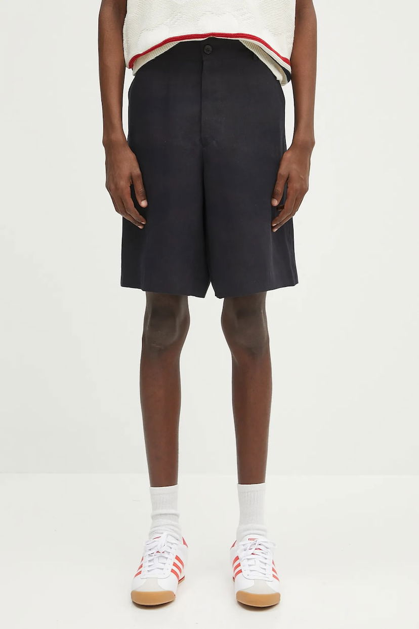 Shortsit Paul Smith Paul Smith Linen Shorts Musta | M1R.437Z.P01427