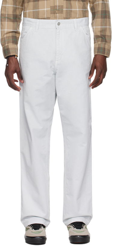 Housut Carhartt WIP Work In Progress Single Knee Trousers Valkoinen | I031499, 0